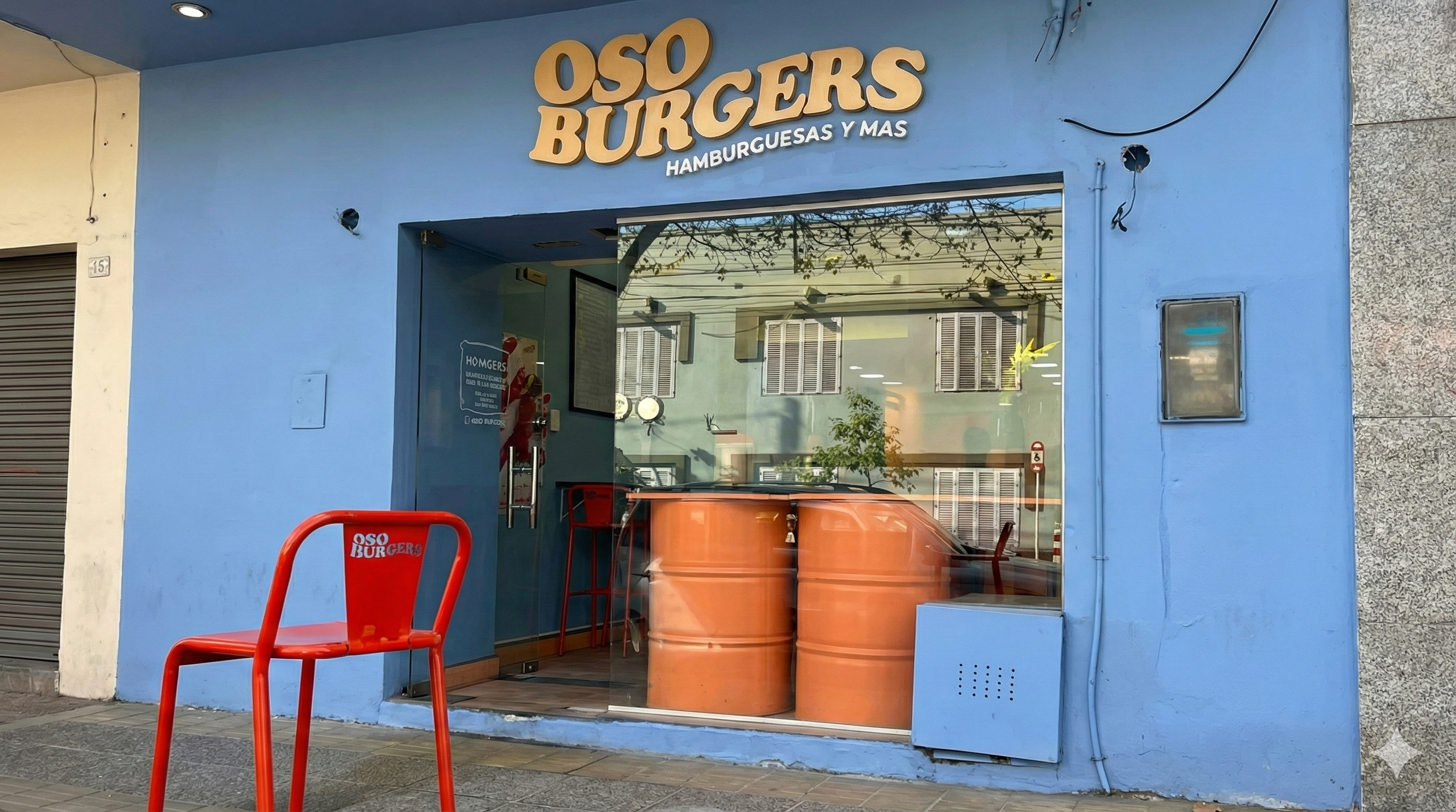 Fachada Oso Burgers